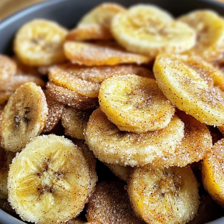 Air Fryer Cinnamon Banana Chips