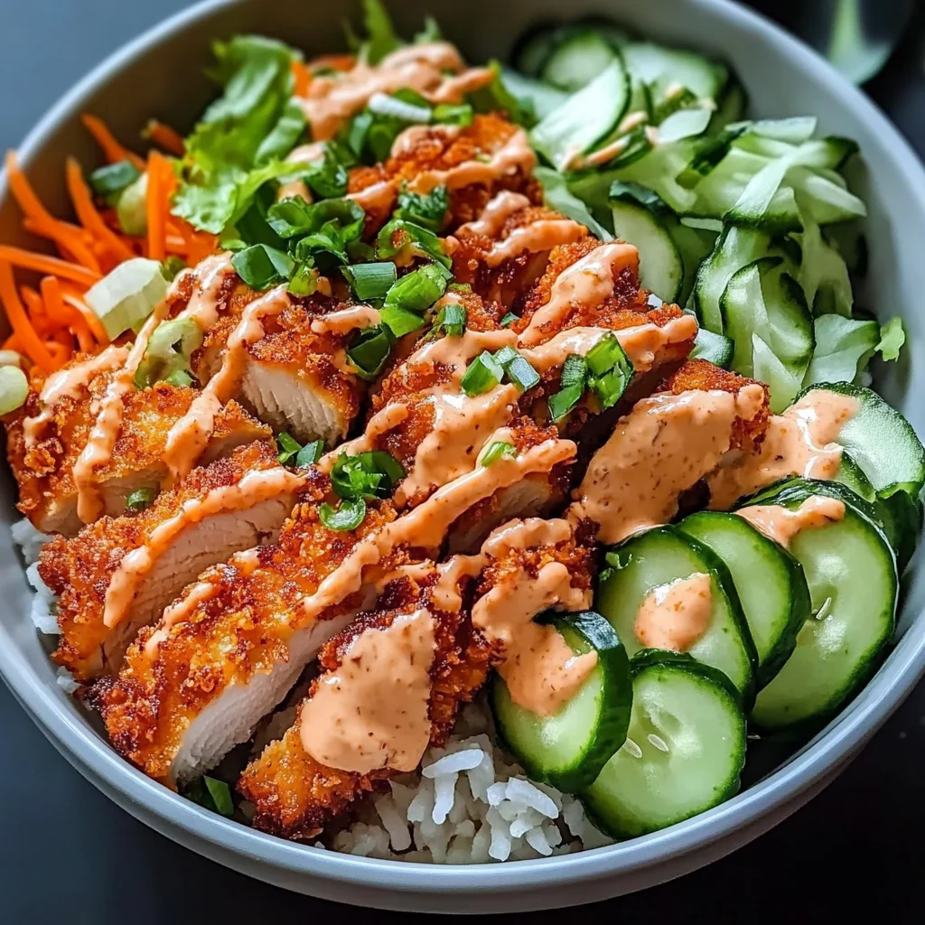 Bang Bang Chicken Rice Bowl