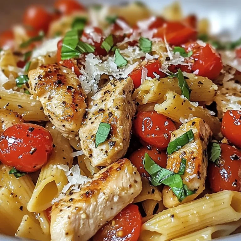 Bruschetta Chicken Pasta