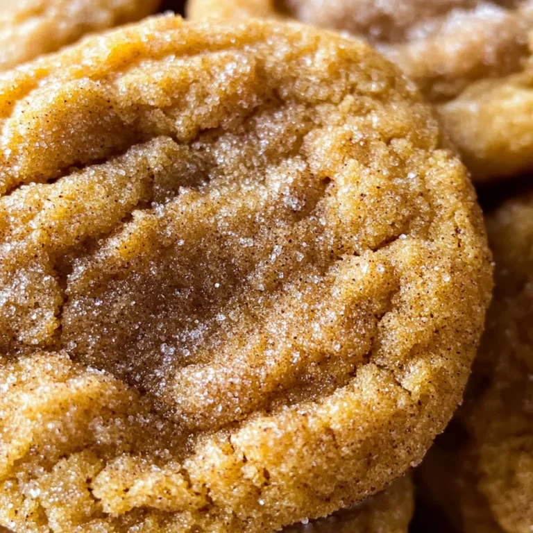 Chewy Pumpkin Snickerdoodle Cookies