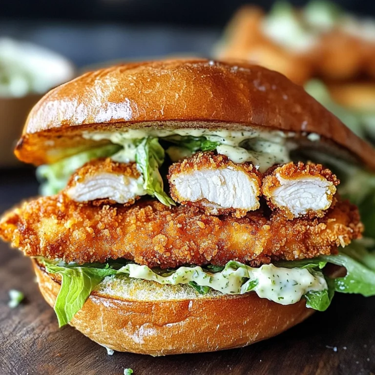 Crispy Chicken Caesar Sandwich: A Delicious Twist on a Classic Favorite