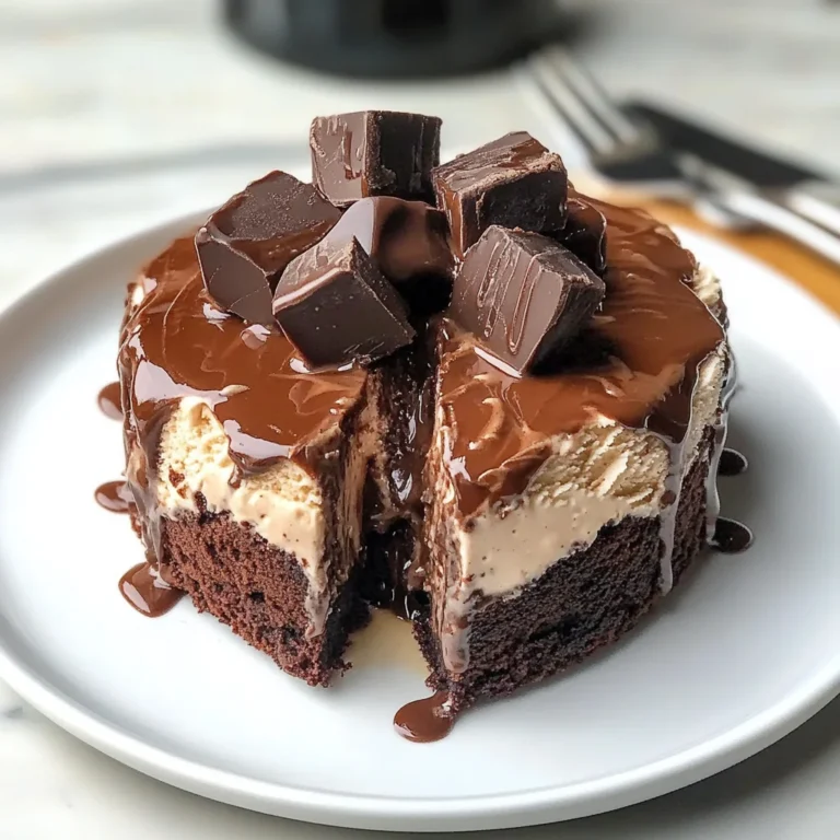 Delicious Brownie Ice Cream Cake