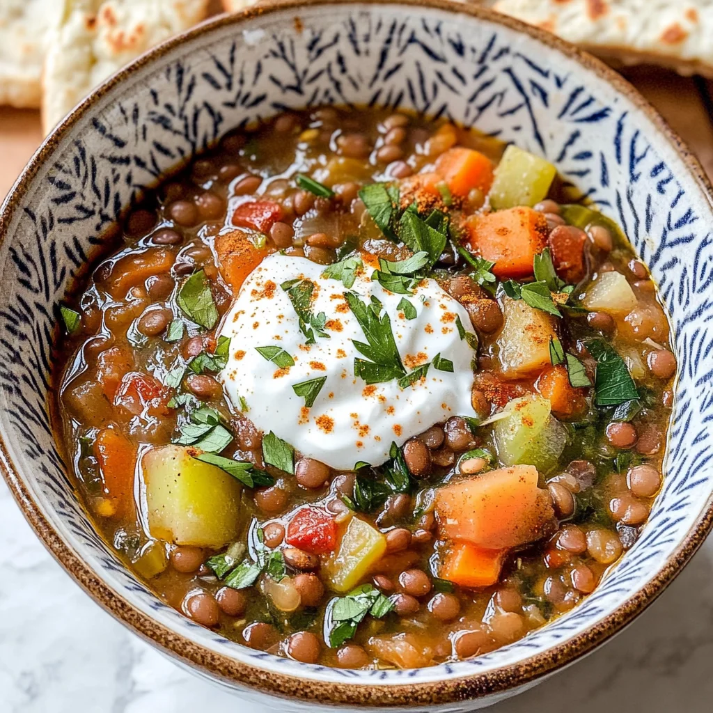 Detox Moroccan Lentil Soup