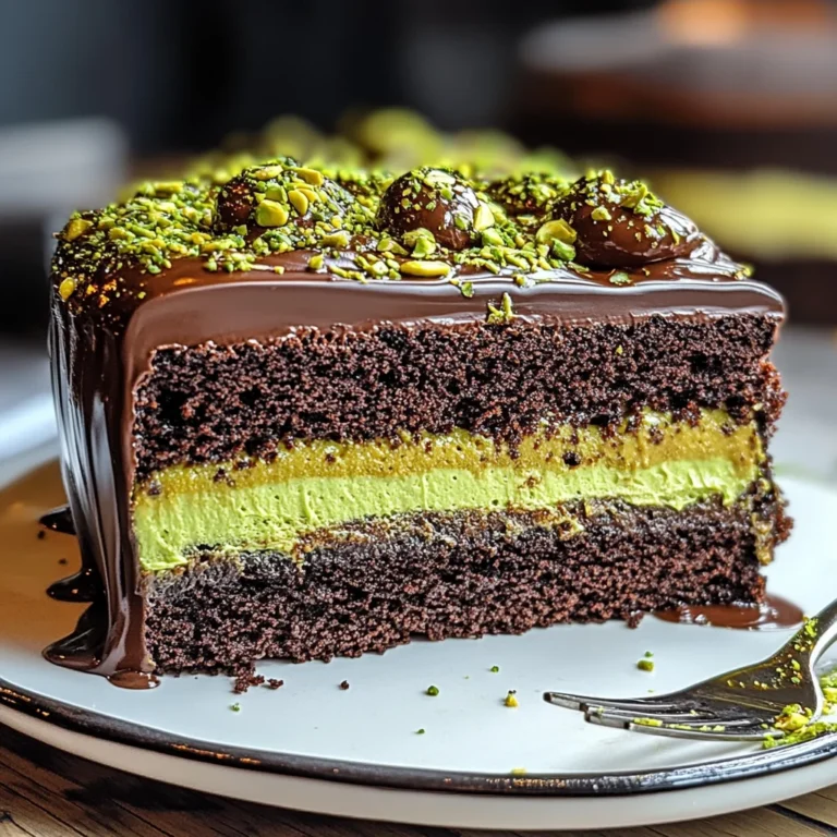 Dubai Chocolate Cake