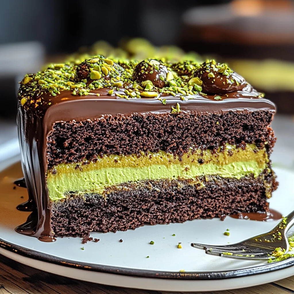 Dubai Chocolate Cake