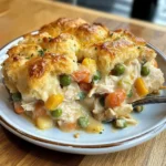 Easy Chicken Cobbler Dinner Casserole