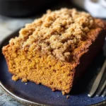 Easy Pumpkin Bread with Crumb Topping