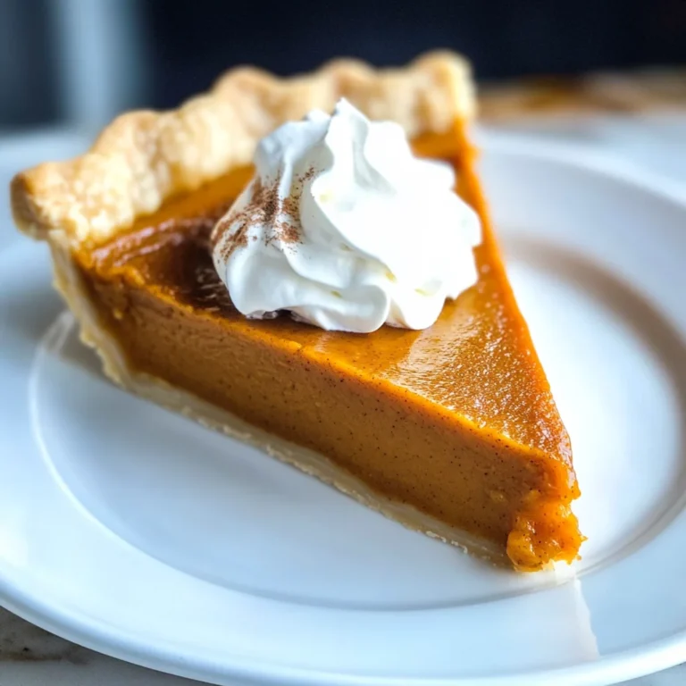 Easy Pumpkin Pie