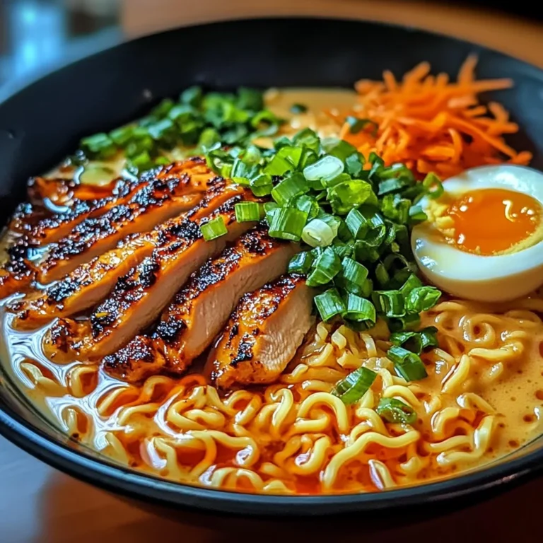 Fiery Chicken Ramen : Bold & Comforting