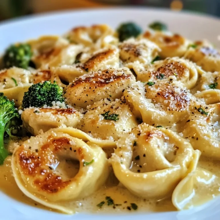 Garlic Parmesan Chicken Tortellini