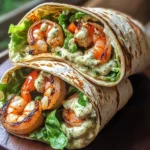 Grilled Shrimp Caesar Wraps