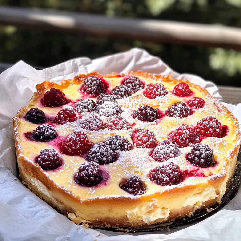 Healthy Berry Cottage Cheese Clafoutis