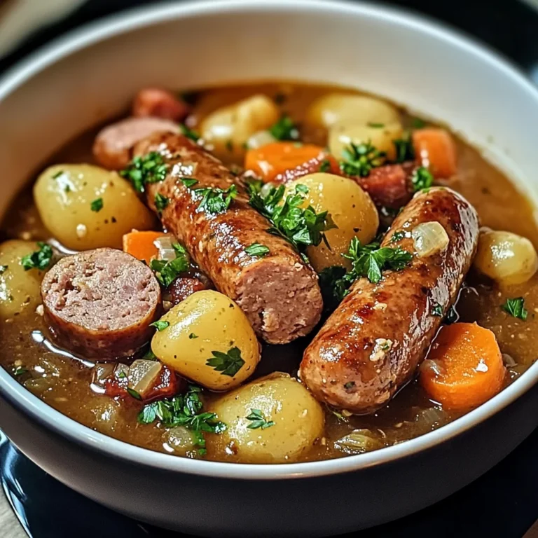Irish Sausage and Bacon Stew