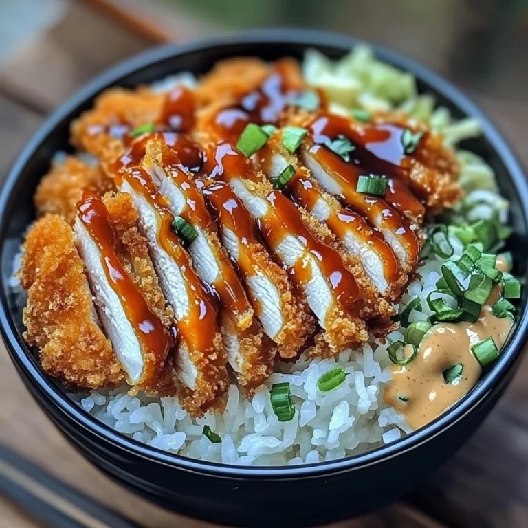 Japanese Katsu Bowls with Tonkatsu Sauce
