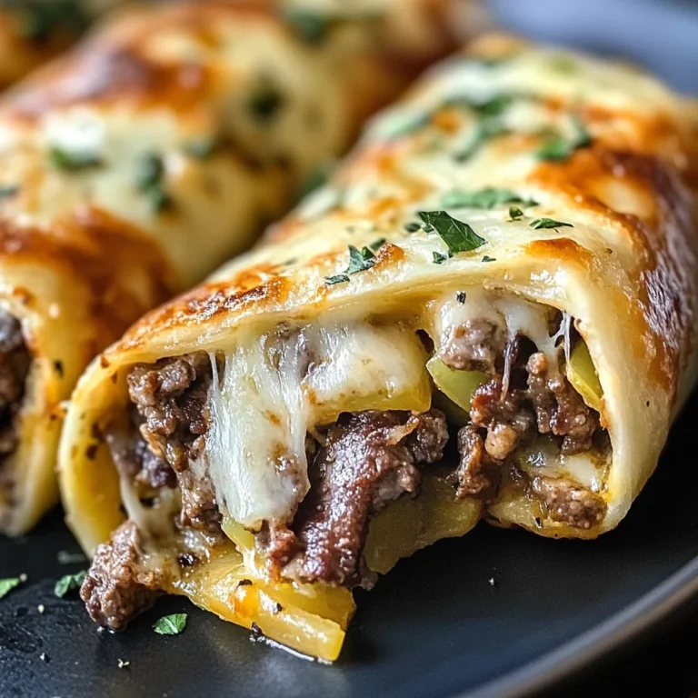 Keto Philly Cheesesteak Rolls