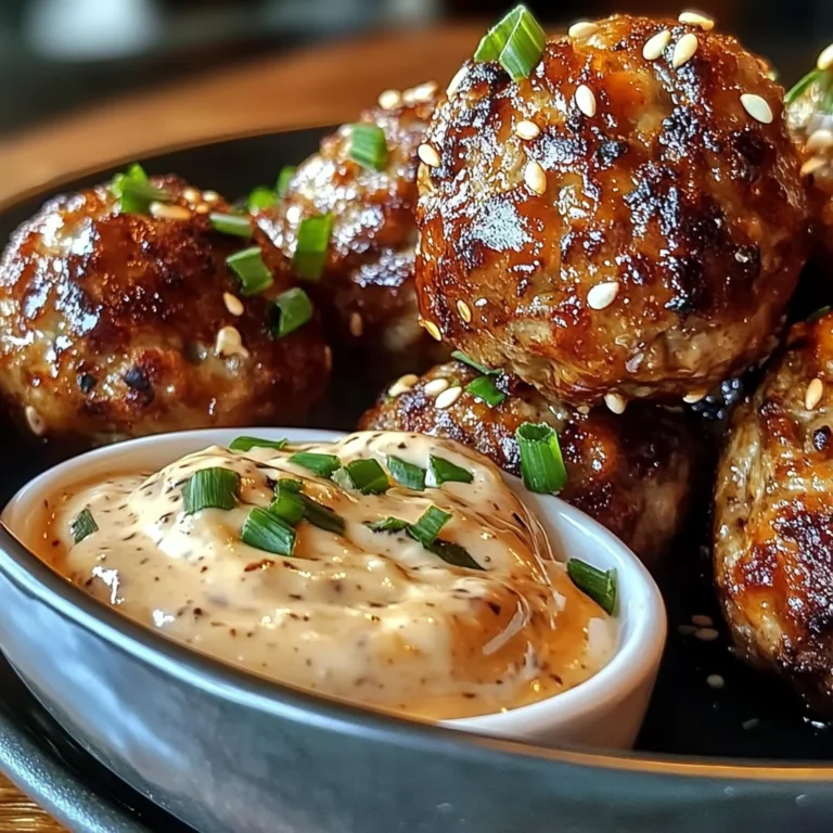 Korean BBQ Meatballs with Spicy Mayo Dip: An Incredible 7-Step Recipe