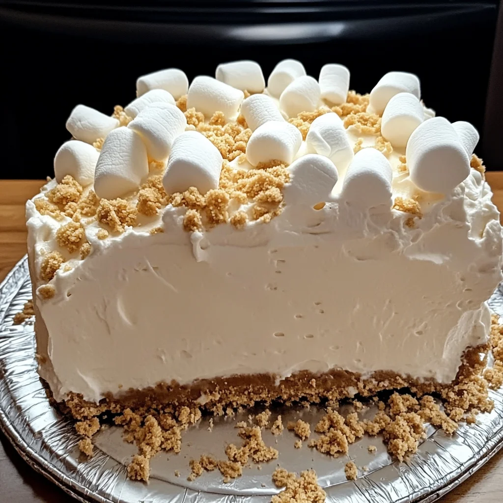 Marshmallow Whip Cheesecake