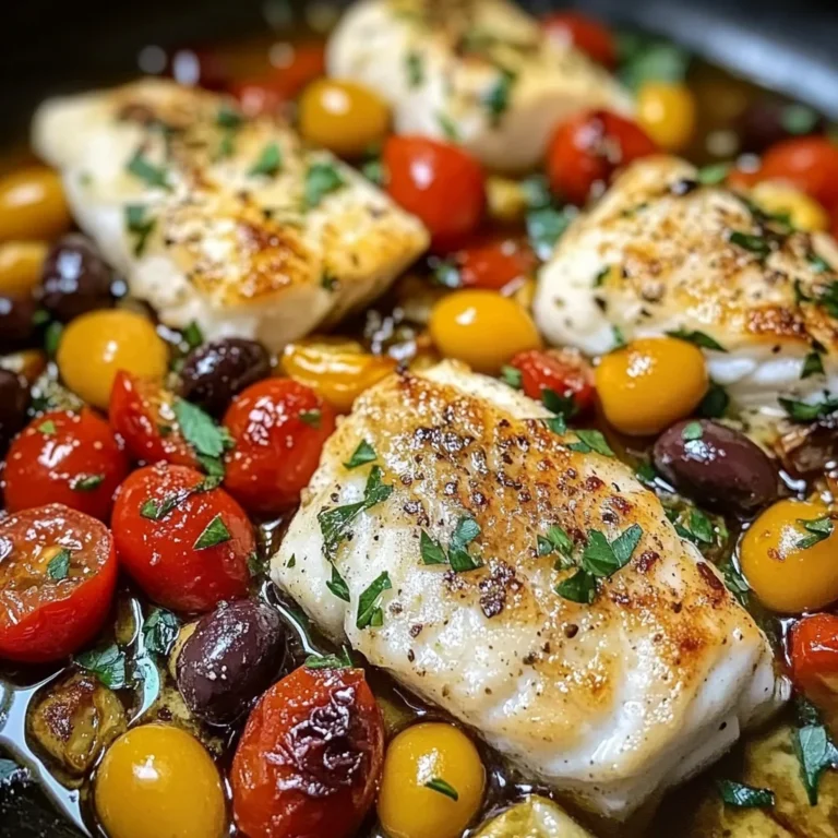 Mediterranean Baked Fish