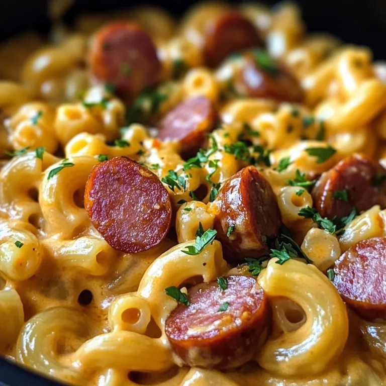 One-Pot Kielbasa Mac and Cheese