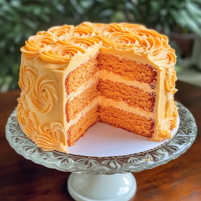 Orange Velvet Cake