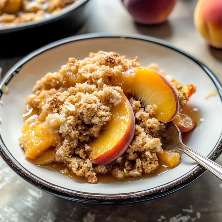 Peach Crisp