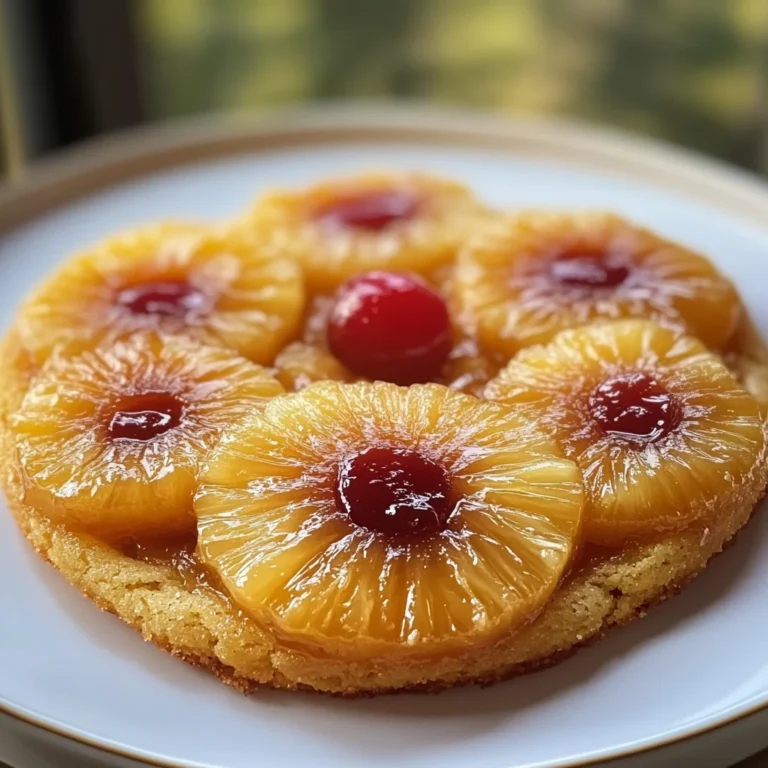 Pineapple Upside-Down Sugar Cookies