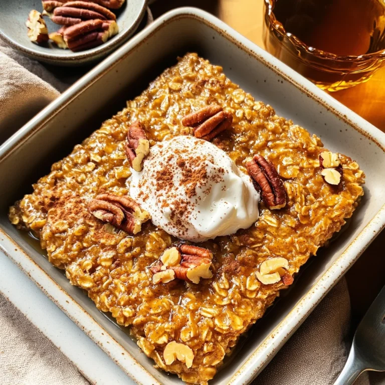 Pumpkin Baked Oatmeal
