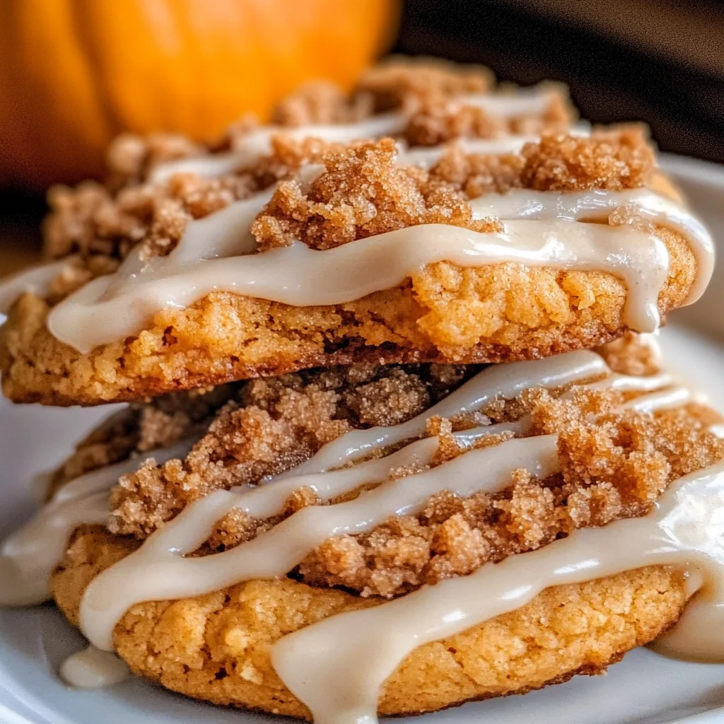 Pumpkin Coffee Cake Cookies