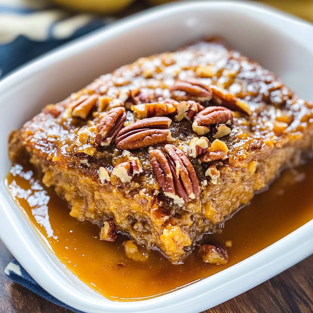Pumpkin Pecan Cobbler