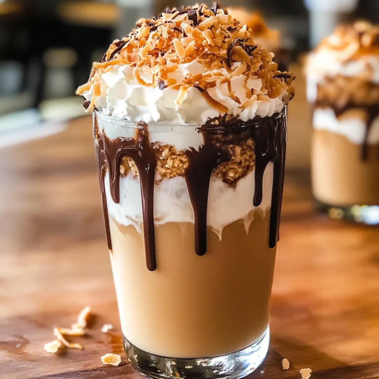 Samoas Iced Coffee