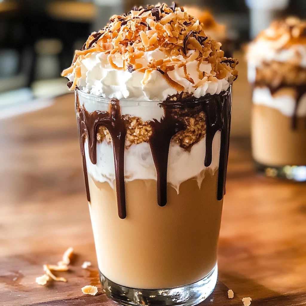 Samoas Iced Coffee