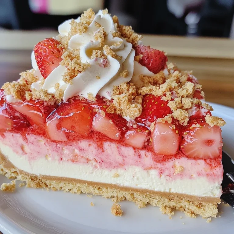Strawberry Crunch Cheesecake