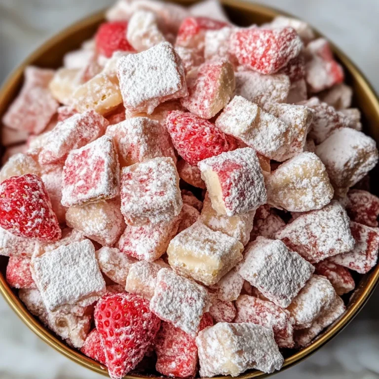 Strawberry Shortcake Puppy Chow