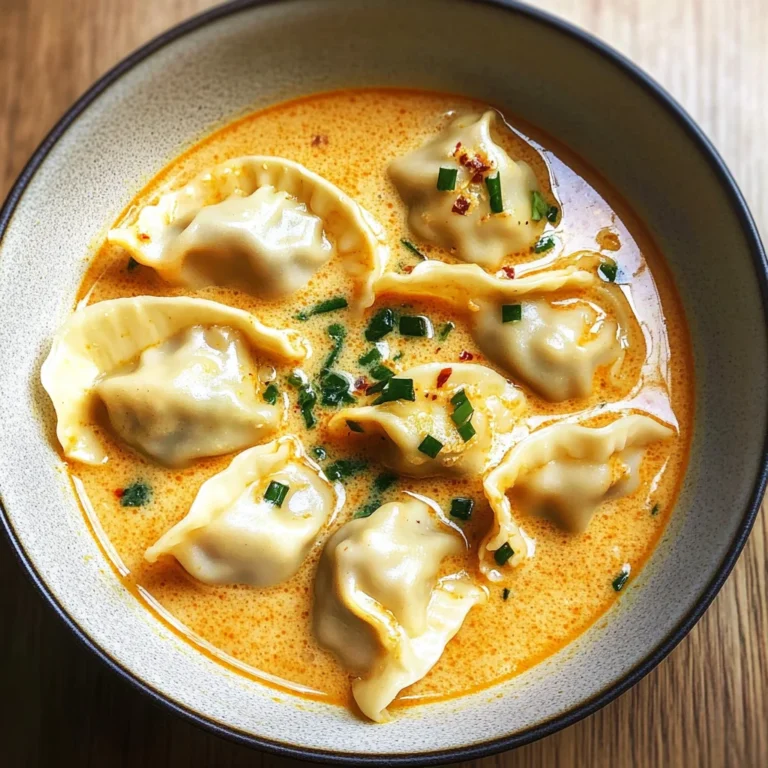 Thai Coconut Curry Dumpling Soup