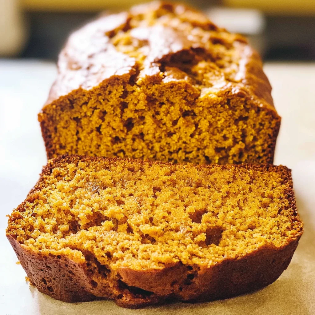 Vanilla Pudding Pumpkin Bread