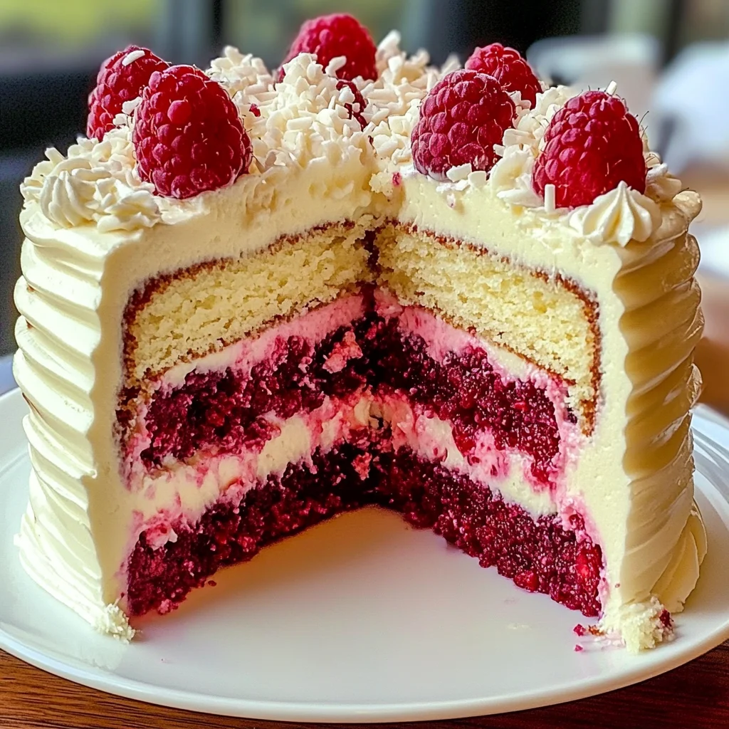 White Chocolate Raspberry Dream Cake – Sweet Easy Recipes Style