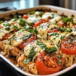 Caprese Chicken Casserole