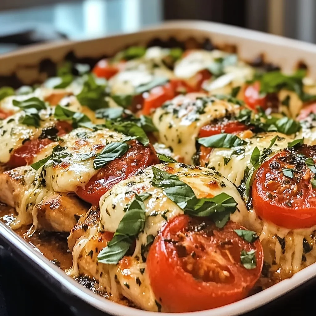 Caprese Chicken Casserole
