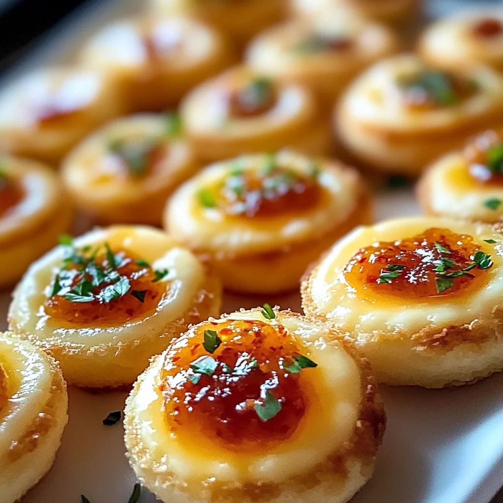 Cheesy Thumbprint Appetizers with Hot Pepper Jelly