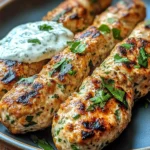 Chicken Kofta with Garlic Yogurt Sauce Recipe: A Must-Try!