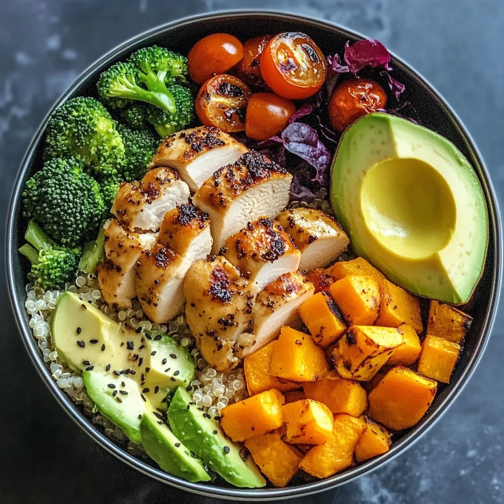 Chicken & Sweet Potato Buddha Bowl