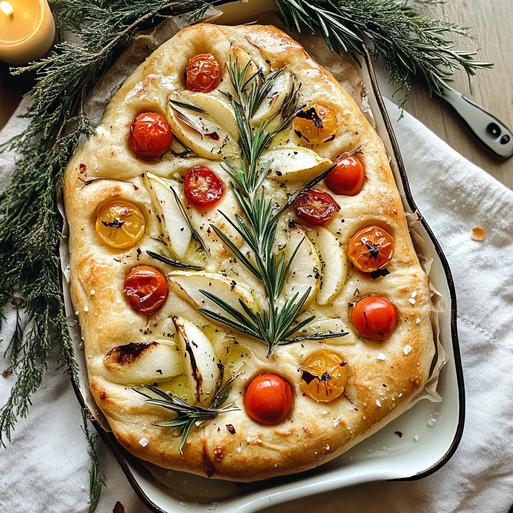 Christmas Tree Focaccia