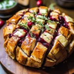 Cranberry Brie Pull-Apart Bread