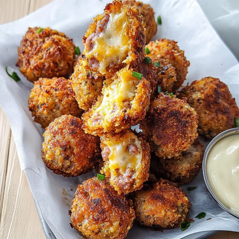 Crispy Hashbrown Sausage Bites