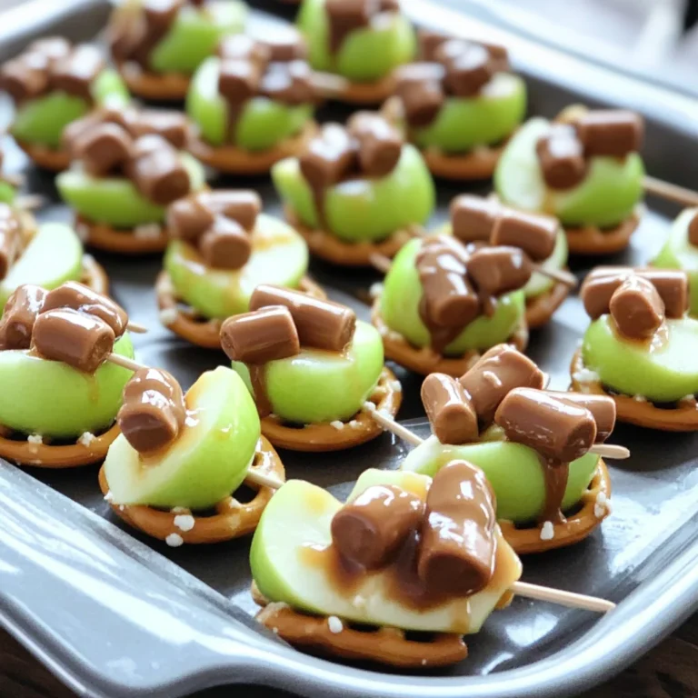 Easy Caramel Apple Bites