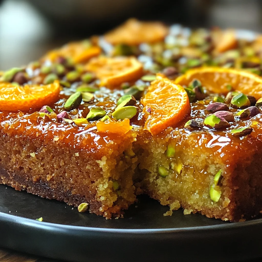Flourless Orange Pistachio Cake