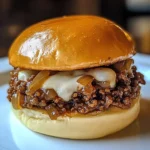 French Onion Beef Sloppy Joes