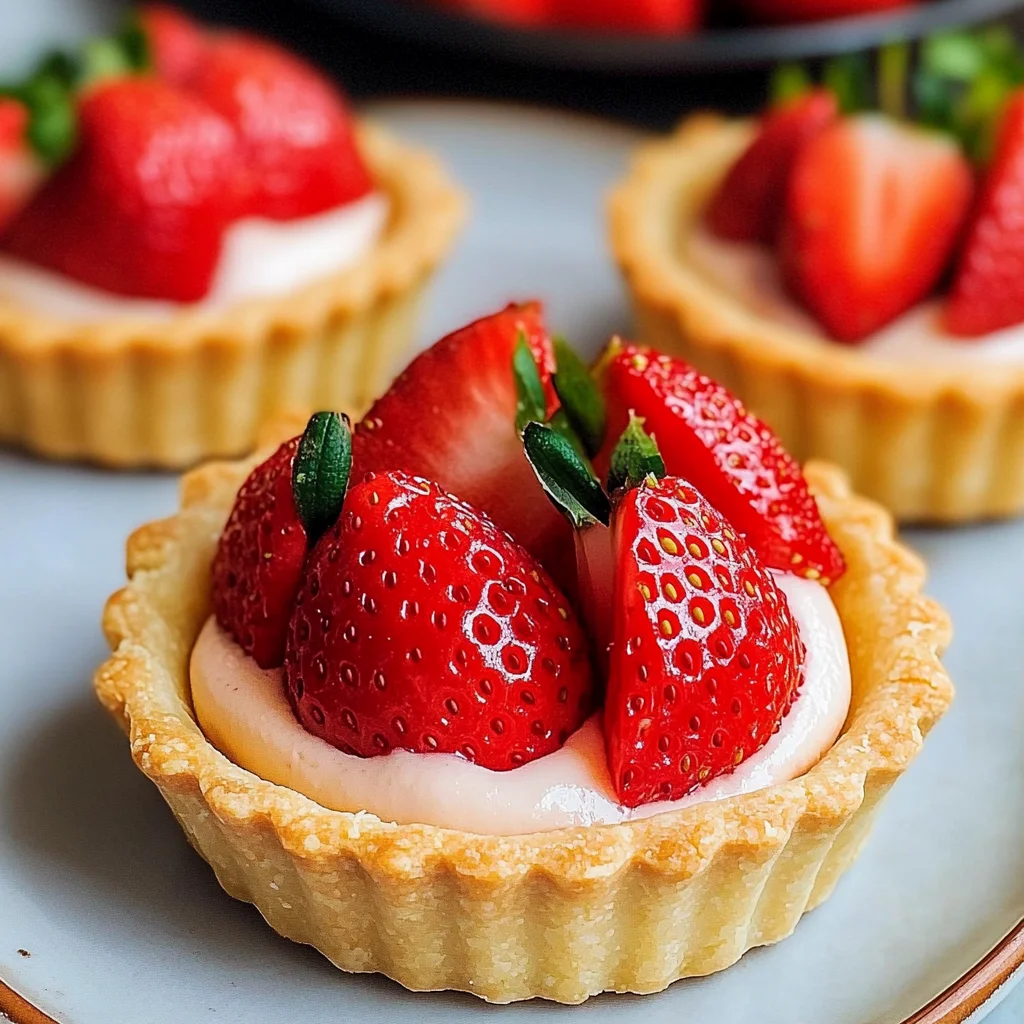 Fresh and Delicious Strawberry Tartlets Recipe