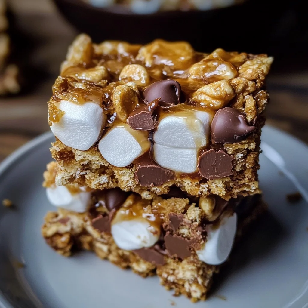 Golden Grachicken hams S'Mores Bars
