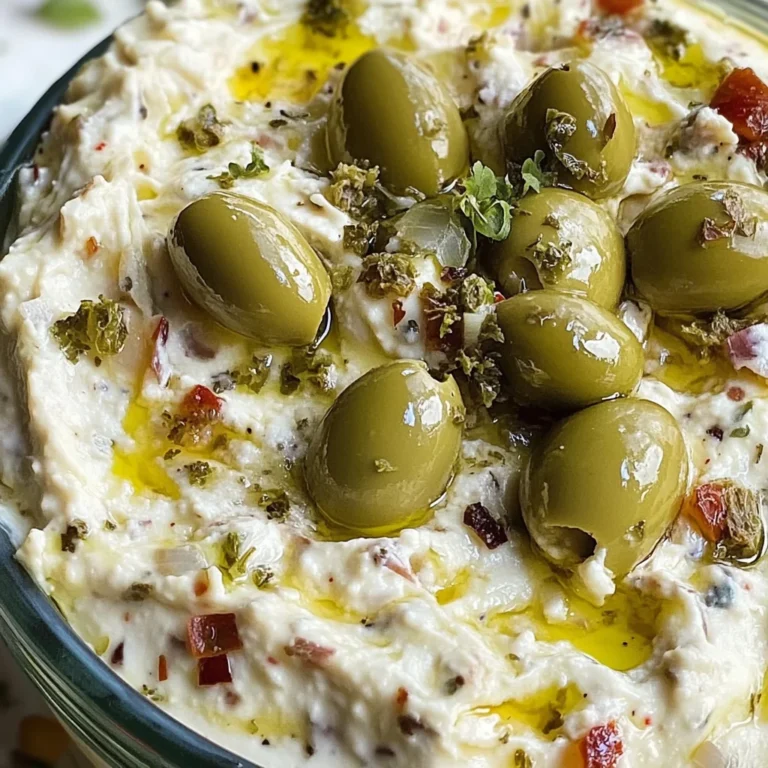 Green Olive Dip – Easy Creamy Party Favorite